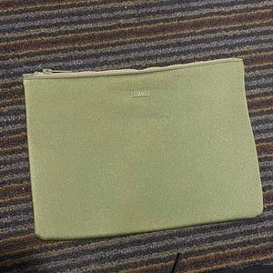 triangl swimwear mint neoprene zip bag